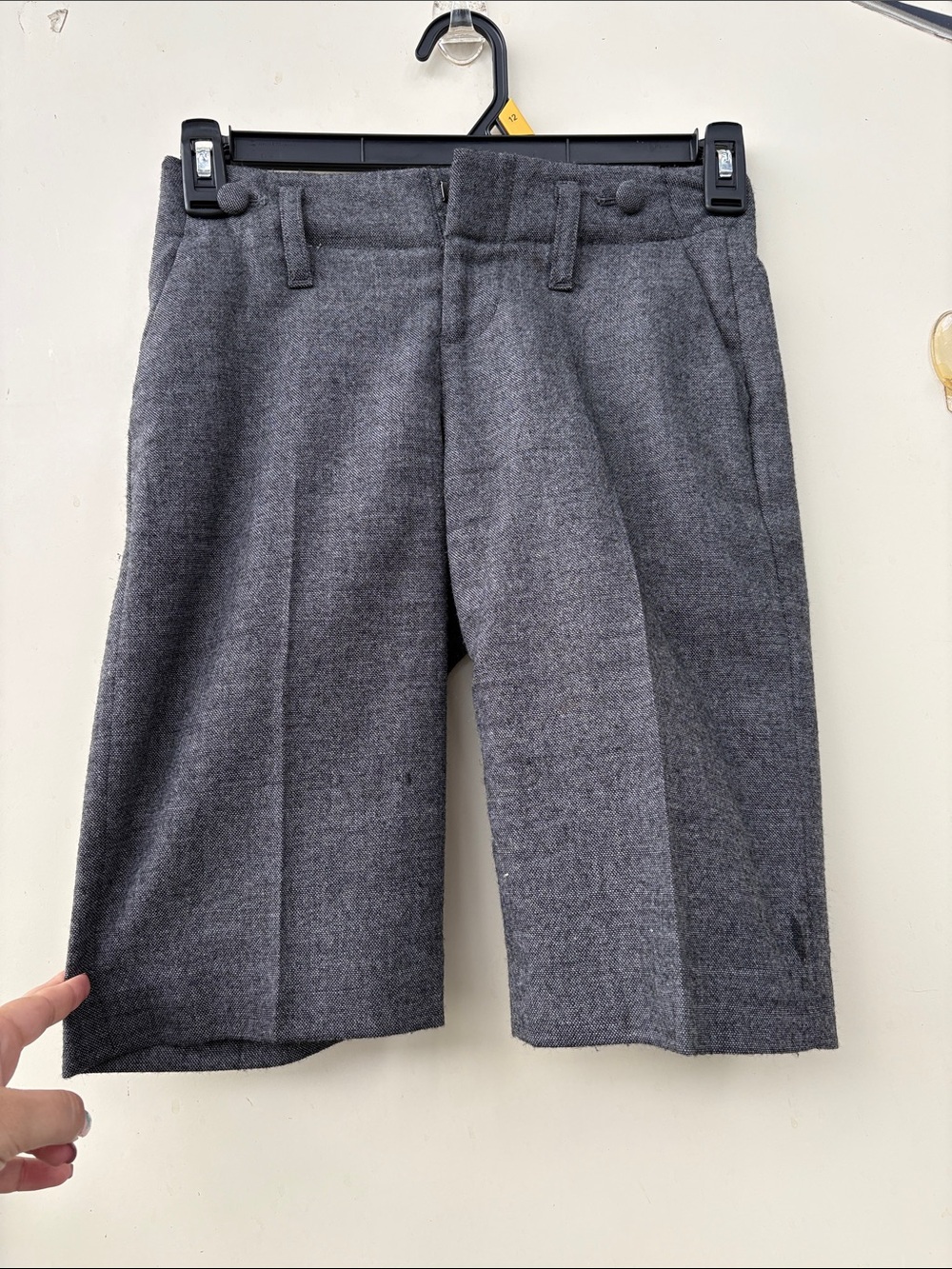 Banana Republic Women's Gray Flat Front Dress Shorts